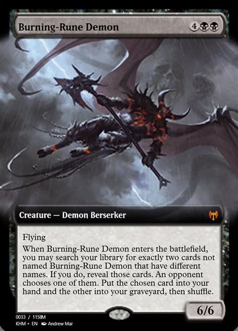 The Burning Runw Demon: A Harbinger of Doom